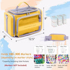 Marker Storage Organizer Case for 180–300 Markers with Dividers - Image 2