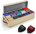 Belt Organizer Box for Closet, Linen Tie Storage Drawer Organizer, 1Pcs by Unknown