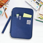 YOUSHARES 192 Slots Colored Pencil Case, Large Capacity Pencil Holder Pen Organizer Bag with Zipper for Prismacolor Watercolor Coloring Pencils, Gel Pens & Markers Artist (Blue) - Image 3