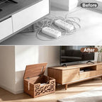 Wooden Cable Management Box, Large Cord Hider Box, Cord Box - Image 6
