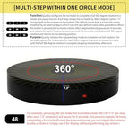 19.7In Remote Large Motorized electric turntable Rotating platform Photography Turntable Motorized lazy susan Base giratoria para for Photography,3D Scanner,Heavy duty display(Load Range:220~500lbs) - Image 5