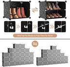 ROJASOP Shoe Storage Cabinet, 12-Tier Shoe Organizer 96 Pairs Extra Large Plastic Shoe Rack with Covers Portable Shoe Rack Organizer with Doors Big Shoe Rack for Closet Entryway Bedroom - Image 6