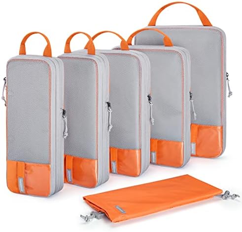 BAGSMART Compression Packing Cubes for Travel Essentials by BAGSMART