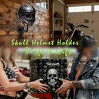 Helmet Holder,Skull Helmet Holder Wall Mount Helmet Rack with Hooks Helmet Hanger for Coats,Caps,Baseballs,Rugby Helmet,Motorcycle Accessories - Image 2