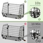 Hanging Fruit Basket for Kitchen, 3 Pack Vegetable Produce Basket - Image 3
