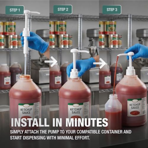 5 Gallon Pump Dispenser - Bucket, Jug & Bottle, Shampoo, Detergent, 12 Pack - Image 6
