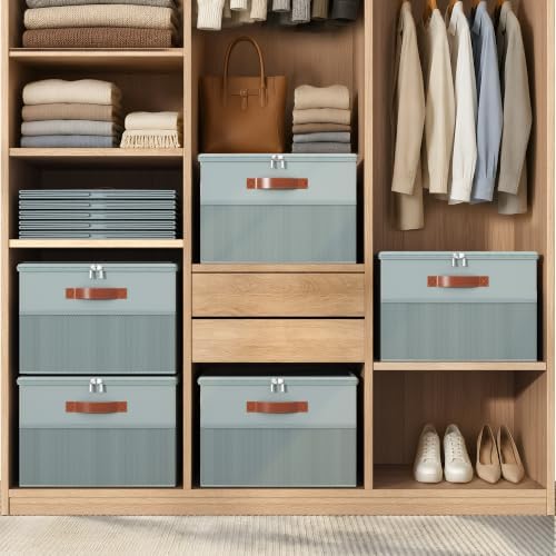 Shoe Organizer for Closet,2 Pack Foldable Shoe Storage Organizer Box Bin with Adjustable Dividers and Clear Cover, Fits up to 16-32 Pairs（Grey） - Image 7
