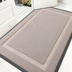 OLANLY Front Door Mat Outside 59x34, All-Season Heavy-Duty Rubber Doormat by OLANLY