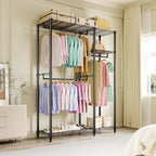 Garvee Heavy Duty Garment Rack, 3 Rods, Adjustable Shelves - Image 5