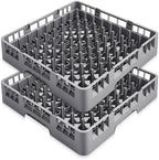 Aurelema 2 Pack Commercial Dishwasher Tray Rack, Peg Dish, Gray by Aurelema