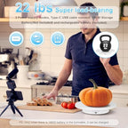 Remote Motorized Rotating Display Stand, Electric Rotating Platform with 5.74/7.08/8.66in Replacement Covers, 3 in 1 Turntable for Live Streaming Video Shoot Photography - Image 5