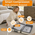 12 Pack Vacuum Storage Bags for Travel with Wireless Pump, 3 Sizes - Image 6