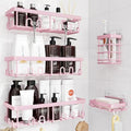YASONIC Shower Caddy Adhesive, Rustproof Shower Organizer, Wall Shower Rack by YASONIC