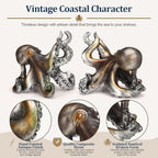 Maitys Decorative Octopus Bookends 6.25 Inch for Shelf Desk Decor - Image 6