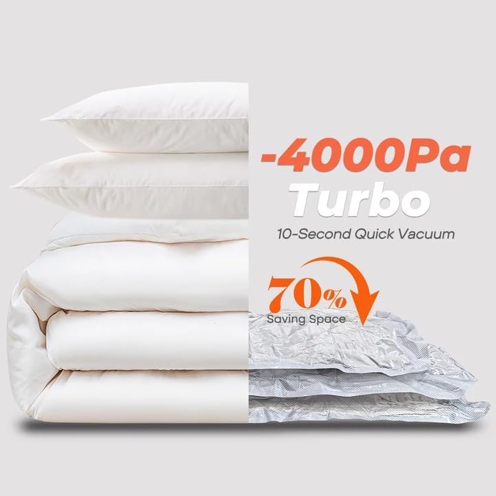 Vacbird 10 Pack 29" Vacuum Bags for Storage - Pump Not Included, Compression Packing Seal for Clothing Blanket Pillows Suitcase Luggage Travel, Compact & Airtight - Image 3