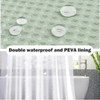 25 PCS Green Bathroom Accessories Set丨Shower Curtain Bathroom Accessory - Image 5