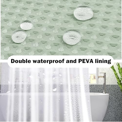 25 PCS Green Bathroom Accessories Set丨Shower Curtain Bathroom Accessory - Image 5