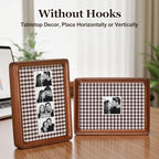 Lineshading Photo Booth Frames Key Holder, 2, Brown White, 5 x 7 in - Image 6