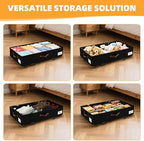 Under Bed Storage with Wheels, Dorm Room Organizer for Clothes Shoes Toys - Image 7
