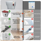 ONTYZZ Home Vacuum Bags Space Saver Compression Domestic Vacuum Sealer Bags for Clothes, Comforters, Blankets, Bedding - Image 4