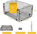 2 PACK XXL Stackable Wire Baskets for Pantry Organization and Storage - Image 2