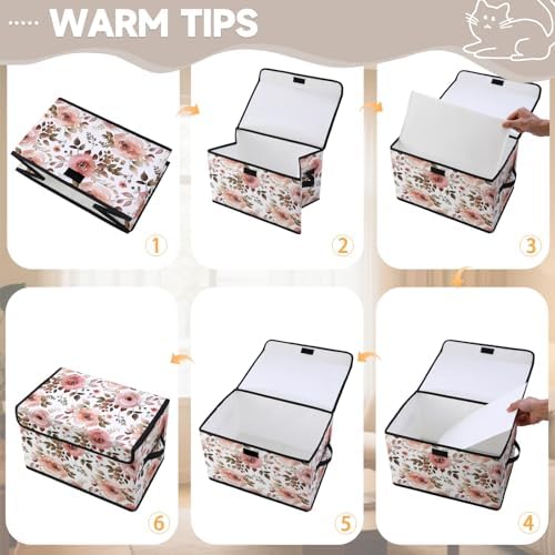 Stackable Clothes Storage Bins with Lids 3 Pack - Image 3