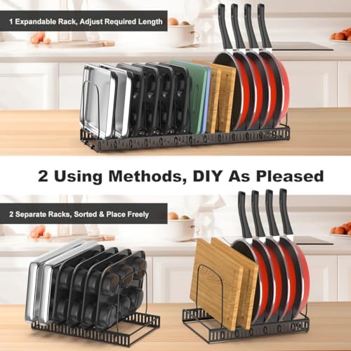 Housolution 2 Pack Cutting Board and Baking Tray Cookie Sheet Organizer - Image 3