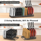 Housolution 2 Pack Cutting Board and Baking Tray Cookie Sheet Organizer - Image 3