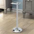 Gatco 1436C Toilet Paper Holder Stand, Chrome Finish, Freestanding Bathroom Floor Stand, Pedestal, Weighted Base, 22 Inch - Image 3