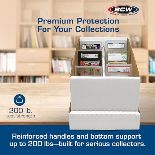 BCW 3ct Graded Shoe Box - Card Storage Holds 300 Toploaders & 100 Graded Cards - Image 5