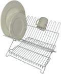 Better Houseware 1483 Junior Folding Dish Rack, White by BetterHouseware