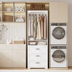 IRONCK Freestanding Closet System with Adjustable Shelves & 3 Drawers - Image 2