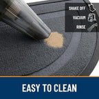 OLANLY Half Circle Front Door Mat Outside 71x23 All-Season Rubber Doormat - Image 5