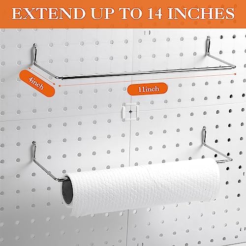 Zubebe 106 Pcs Pegboard Hooks Assortment with Bins, Silver, Clear - Image 3