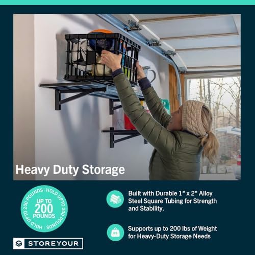 StoreYourBoard Garage Wall Shelf, 1x2 ft, Holds 200 lb, 2 Pack - Image 4