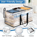 RoomHacks Moving Bags, Heavy Duty Large Storage Bags, 100L, 10 Pack, Clear - Image 3