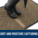 OLANLY Front Door Mat Outside 35x23, All-Season Absorbent Rubber Doormat - Image 7