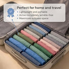 PLIIO 7-Pack Medium Filers Foldable Clothes Organizer Durable TShirt Folder - Image 6