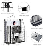 DILIBRA 4 Packs Hanging Wall File Organizer, Foldable Magazine File Holder - Image 3