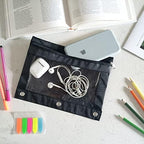YoeeJob Pencil Pouch for 3 Ring Binder，Zipper Pencil Pouches Bulk，Pencil Case Pouch with Clear Window for Class, School, Office, 4 Colors-24 Packs - Image 6