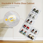 BROVIEW XX-Large Shoe Sneaker Storage Boxes for Size 14, 6 Pack Shoe Boxes - Image 4