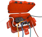 Flemoon Large Outdoor Electrical Box, IP54 Waterproof Extension Cord Cover by FLEMOON