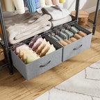 Golpart Heavy Duty Clothing Rack with Adjustable Shelves Clothes Wardrobe - Image 5