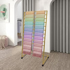 10 Tiers Rolling Display Tie & Scarf Rack Towel Belt Hanger - Image 7