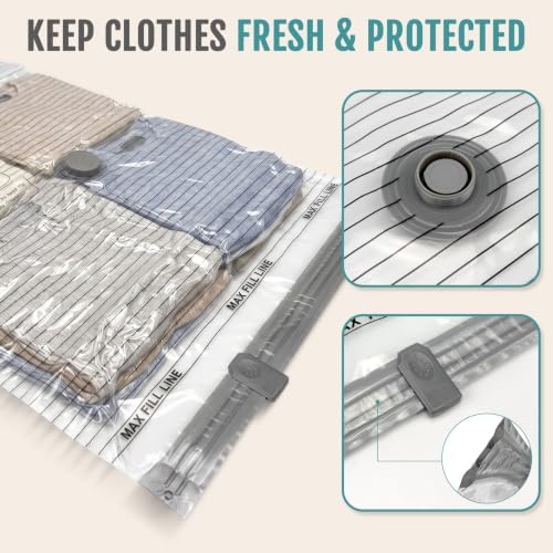 Fygrip Rechargeable Wireless Pump Vacuum Storage Bags, 24 Travel Combo - Image 4