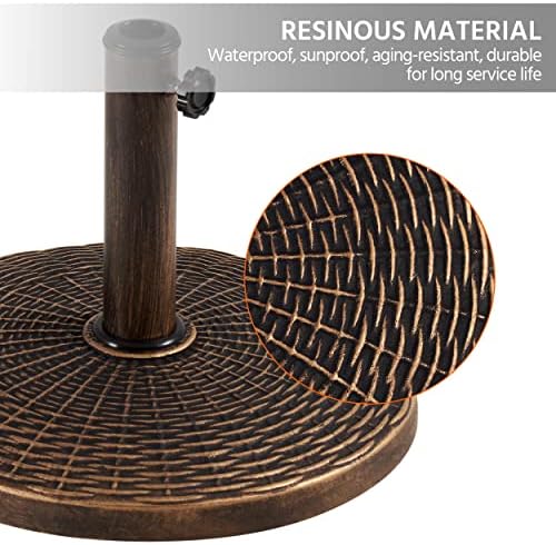 Yaheetech 22lbs Heavy Duty Outdoor Umbrella Base, Bronze - Image 5