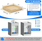 WelFurGeer Soft Close Pull Out Drawers for Cabinets, 20" W x 21" D Pull Out Cabinet Drawer with Heavy Duty Slides, Pull Out Cabinet Organizer, Cabinet Drawers Slide Out, Pull-Out Home Organizers - Image 5