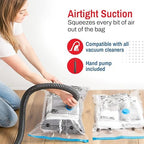 Spacesaver Vacuum Storage Bags with Hand Pump, Medium, 10 Pack - Image 4