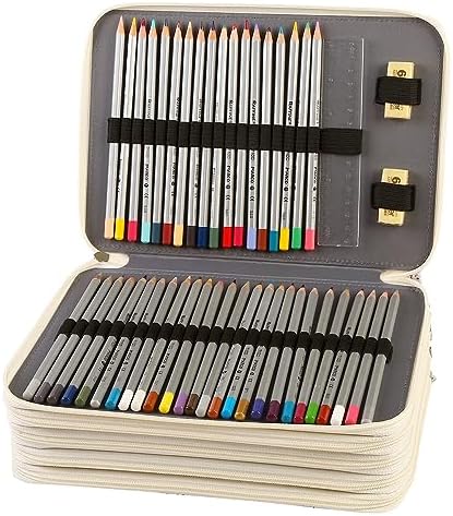 250 Slots Colored Pencil Case Organizer, 5 Layer Bag - Image 3