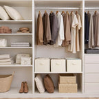 StorageWorks Closet Storage Bins, Beige(NaturWeave Fabric), Extra Large - Image 3